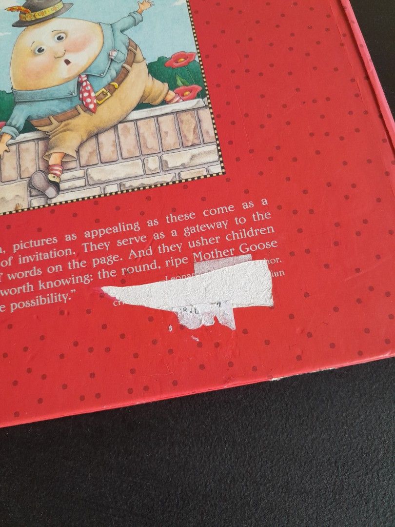 Mother Goose Hardcover Book (Category: Children's Books) located in Pasig City. Submitted by three.babybears (Listing ID 1244794875, Image 3). Description: .