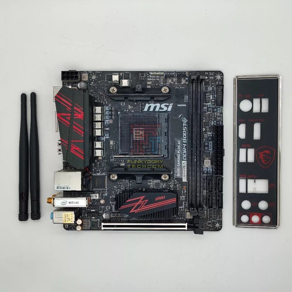 MSI B450I GAMING PLUS AC Mini ITX AM4 Motherboard, Computers & Tech, Parts & Accessories