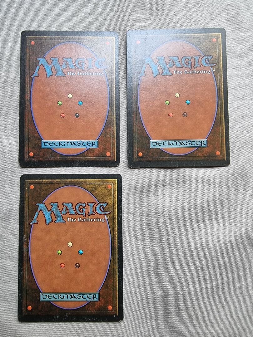 MTG Plateau Revised Edition (3ED) 3 pcs., Hobbies & Toys, Toys