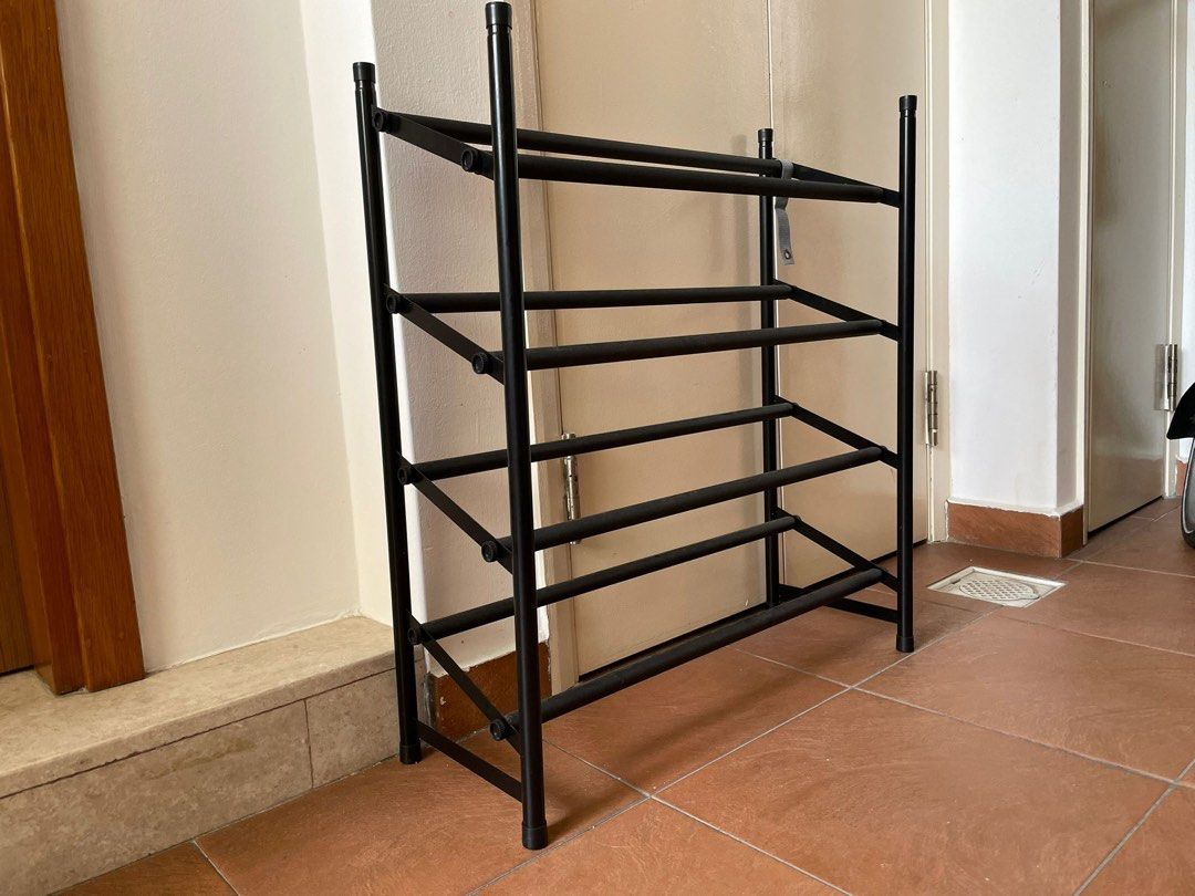 Muji telescopic shoe rack, Furniture & Home Living, Furniture, Shelves ...