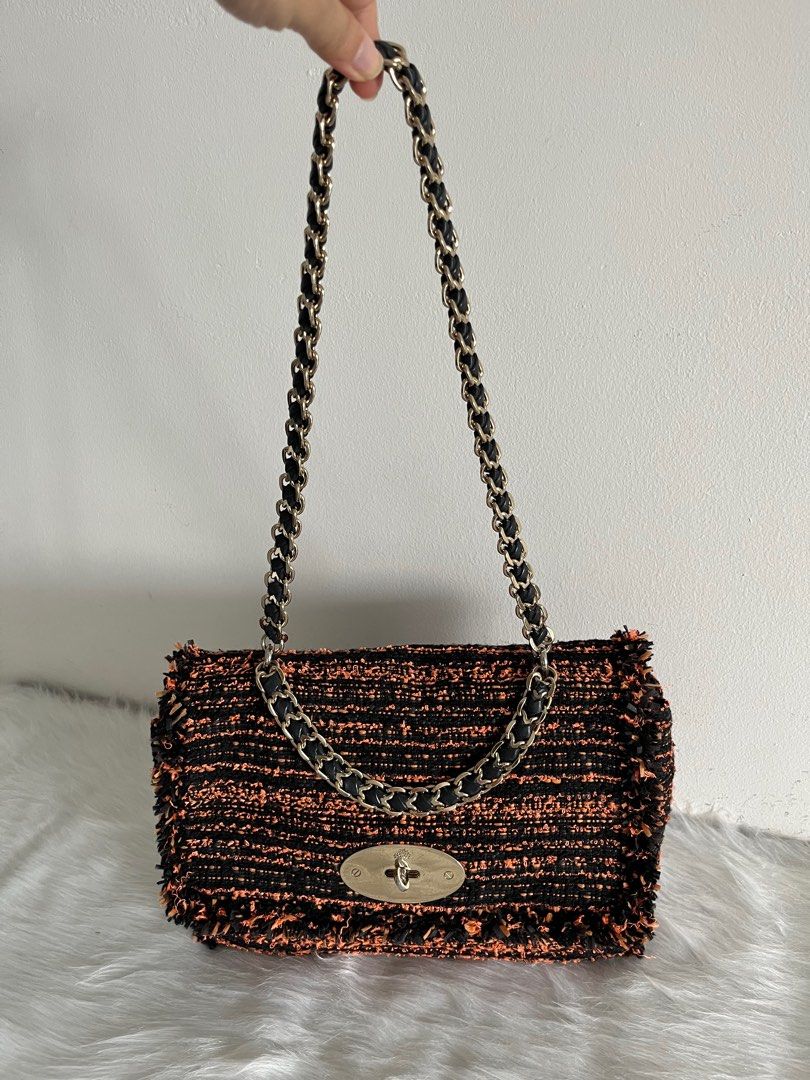 Mulberry tweed bag deals