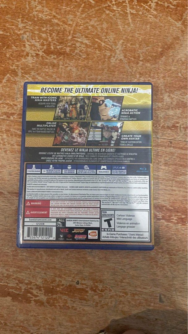 Naruto: Shinobi Striker (Category: PlayStation) located in Malabon City. Submitted by zyzyzy_sleepy (Listing ID 1244804579, Image 2). Description: Don’t have a ps4 anymore so I decided to sell! Game was well taken care of.