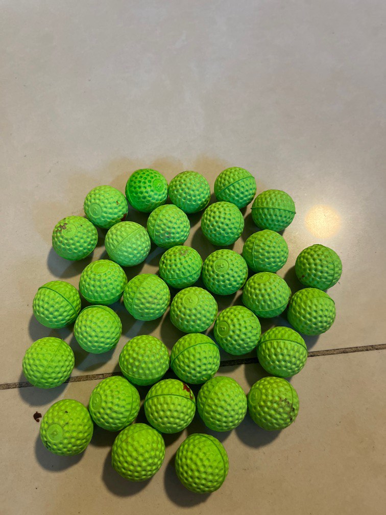 Nerf rival dart balls green, Hobbies & Toys, Toys & Games on Carousell