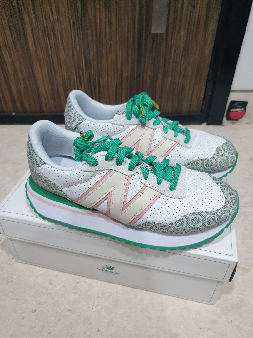 NEW BALANCE X CASABLANCA 327. WORN LESS THAN 5 TIMES. US7. PLS CONTACT 91450272 TO DEAL