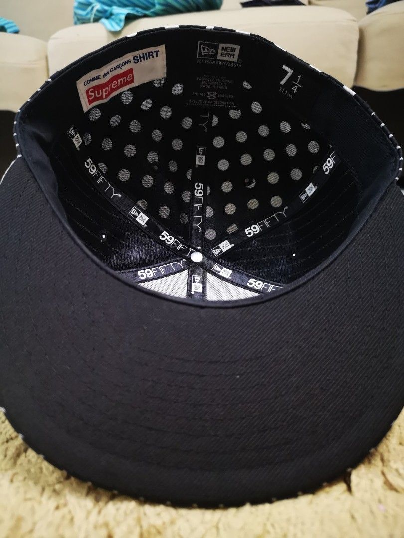 Supreme comme des garcons new era sale