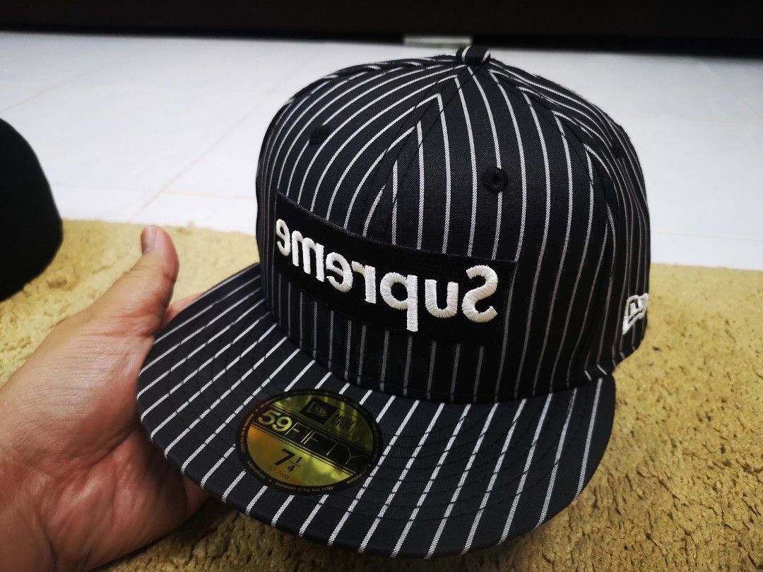 Supreme comme des garcons new era cheap