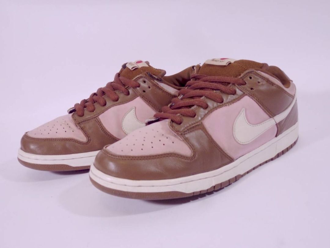 NIKE × STUSSY DUNK LOW PRO SB CHERRY/櫻桃US10.5/28.5cm, 男裝, 鞋