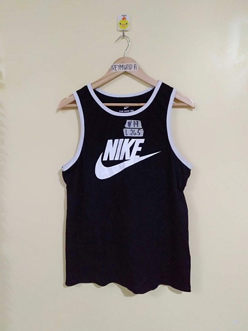 Nike ace logo tank black on sale