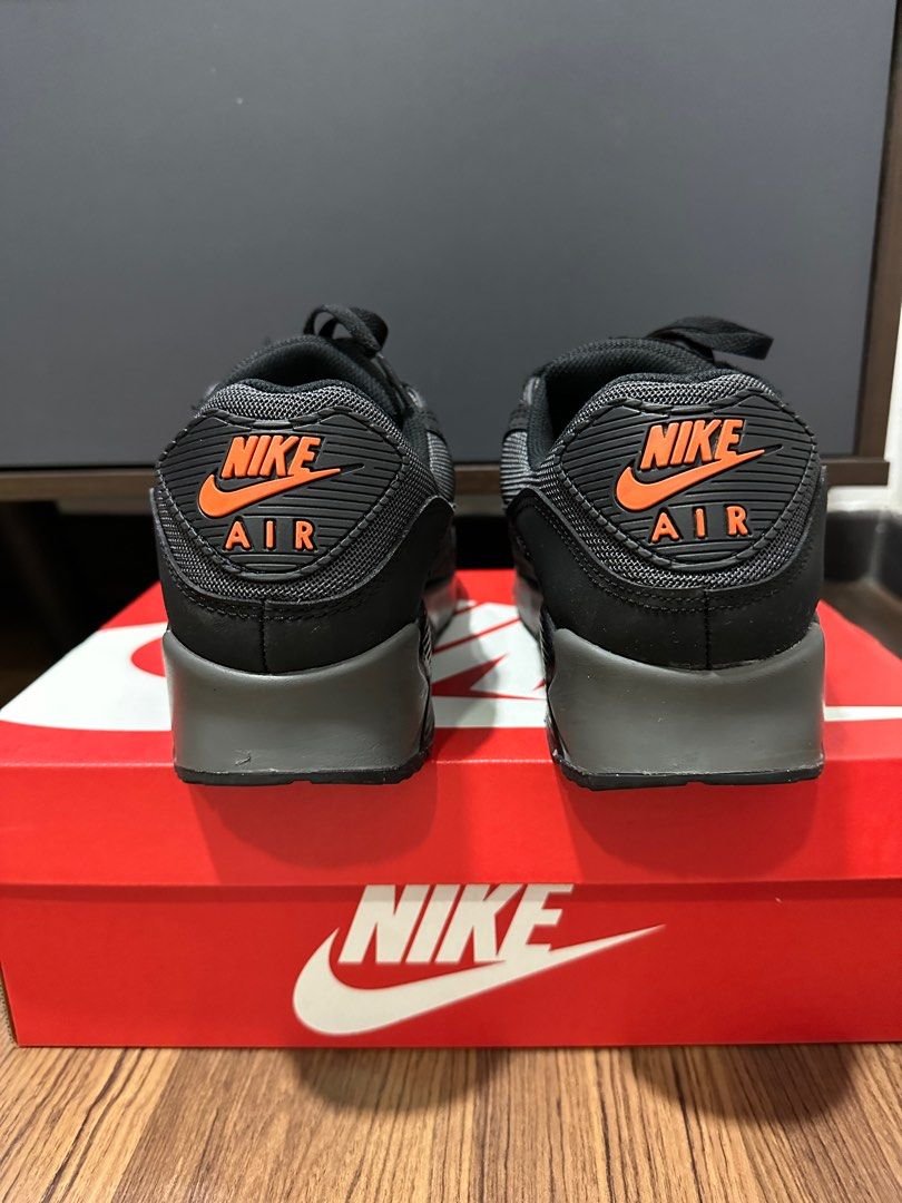 Air max 90 hotsell iron grey/total orange/black