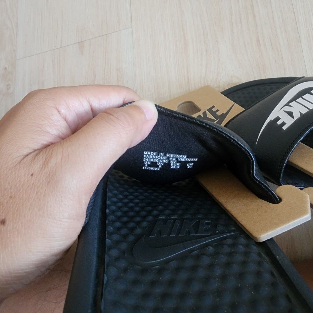 Nike benassi fake online