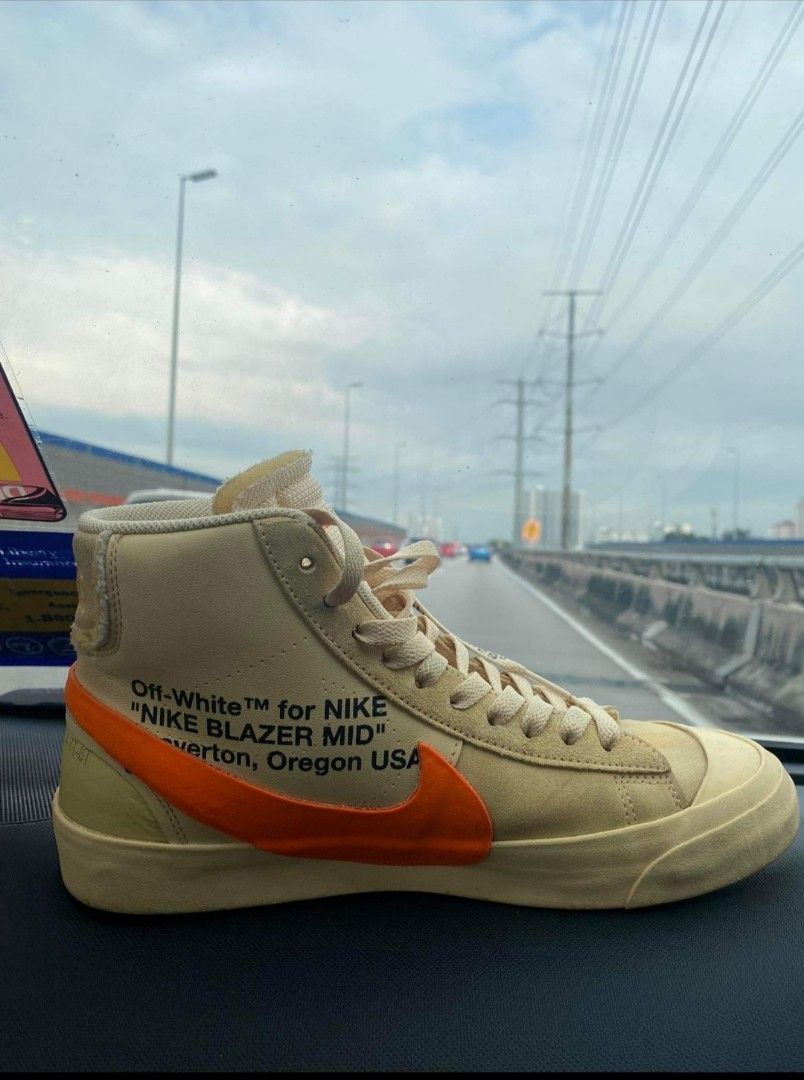 WTS NIKE BLAZER HALLOW S EVE OFF WHITE Men s Fashion Footwear