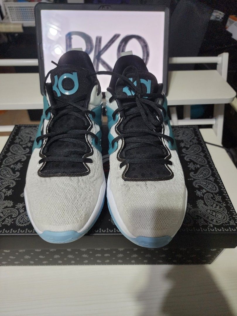 Nike KD 15 Photon Dust Hustle Teal Basketball Shoes, Men's Fashion ...