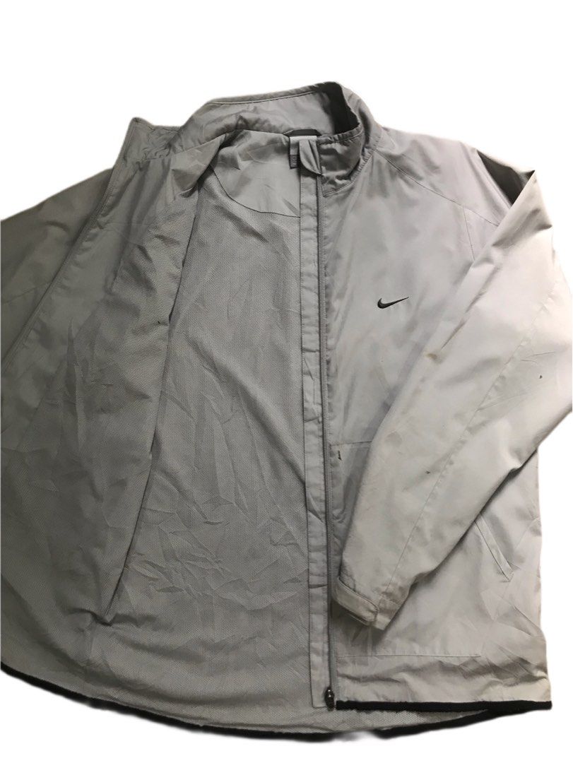 Nike sale windbreaker silver