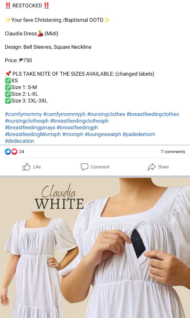 Breastfeeding christening dress discount