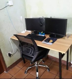 Office chair and folding table