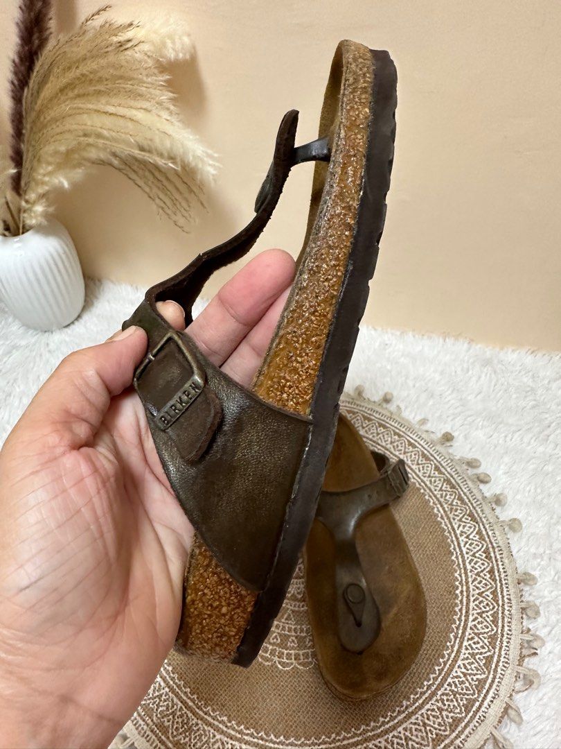 Original Birkenstock Oiled Leather Gizeh size 36 Women s Fashion