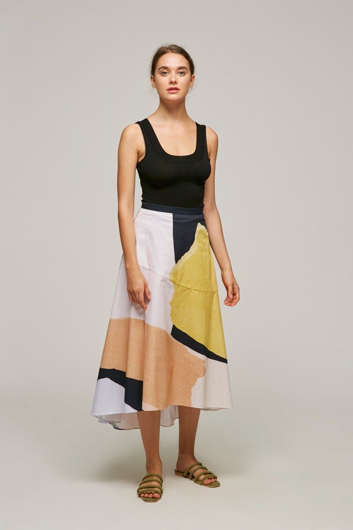 Asymmetrical skirt xs clearance