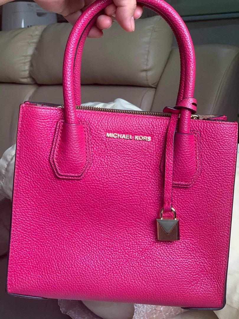 Pink michael kors handbag hot sale