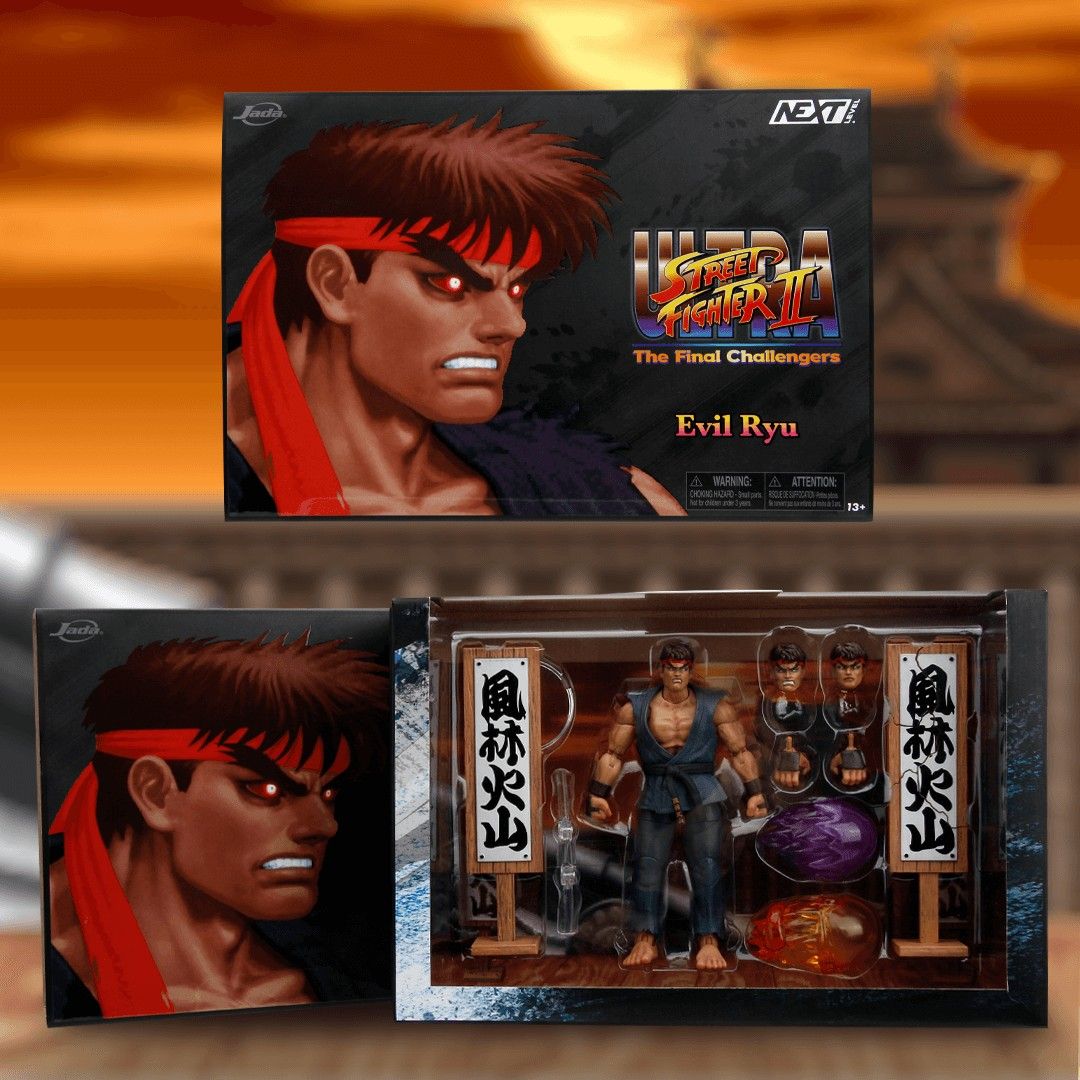 *in stock* Jada Toys Next Level SDCC 2023 Exclusive Evil Ryu, Hobbies
