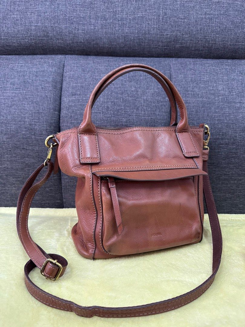 Aida shop satchel fossil