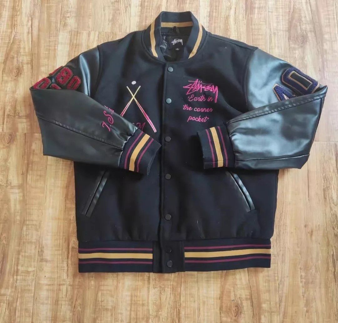 STUSSY 40TH ANNIVERSARY VARSITY JACKET - アウター