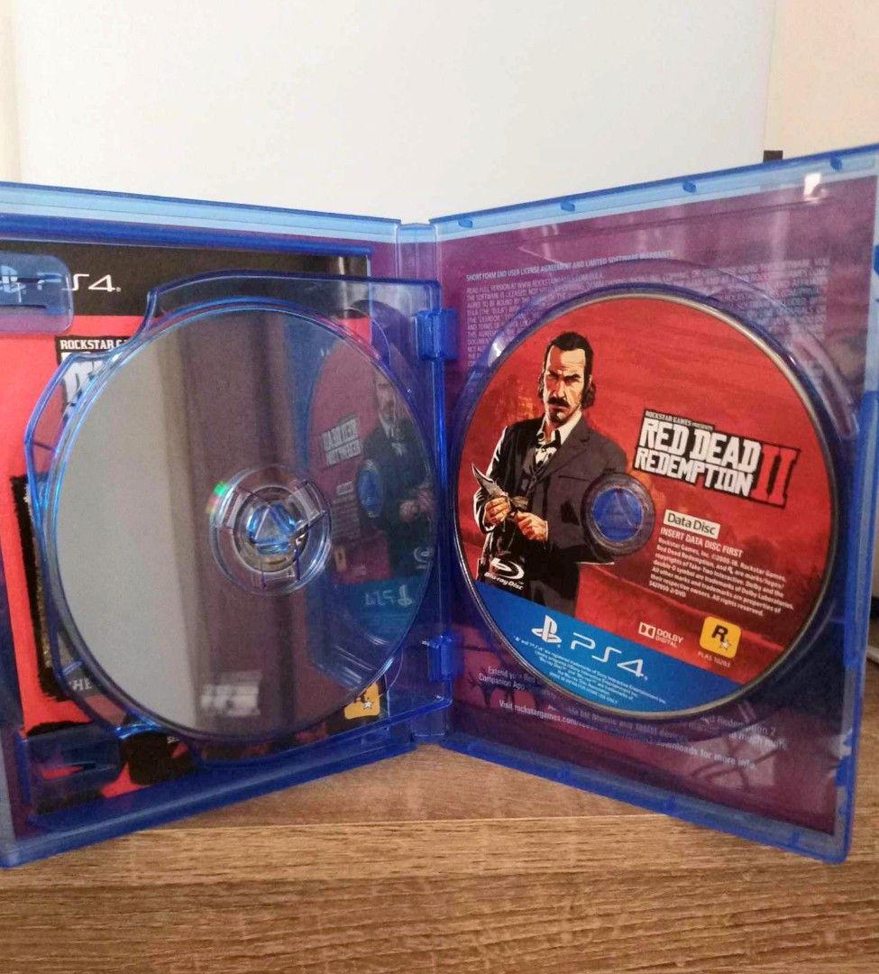 PS4 Game Red Dead Redemption II RDR2 (no map), Video Gaming, Video