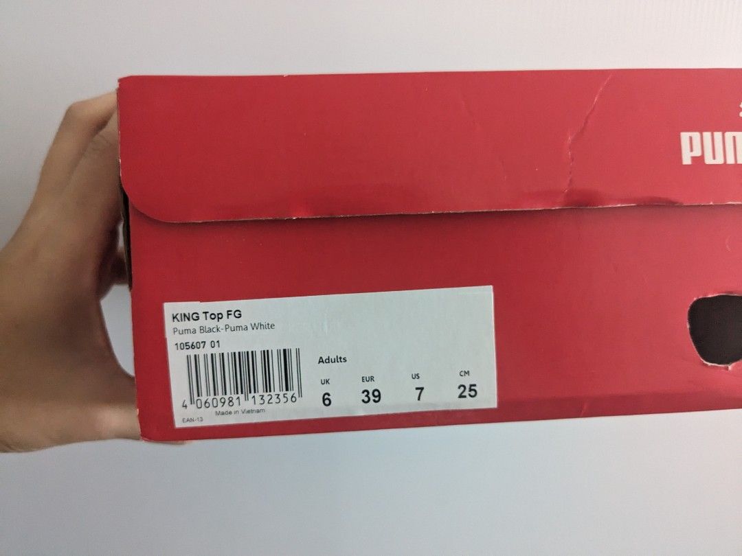 Puma king 2024 size 7