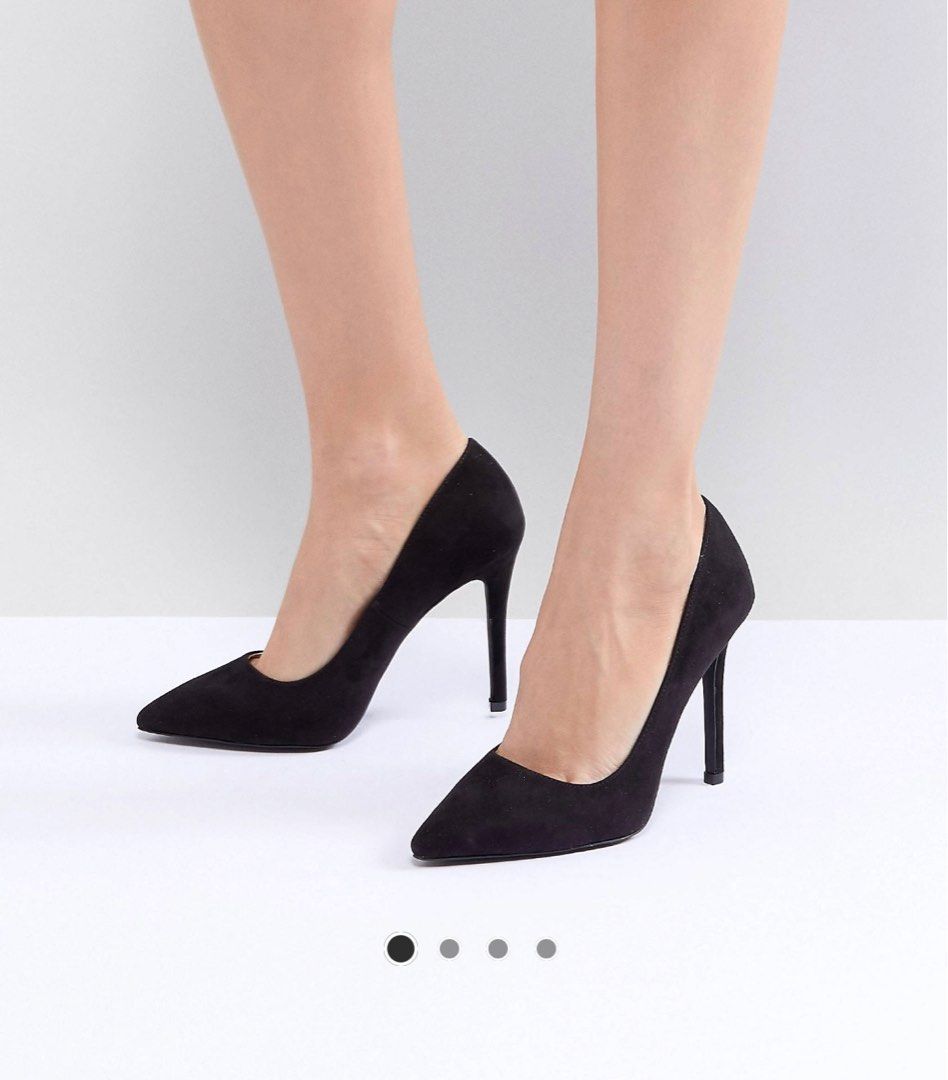 Qupid black top heels