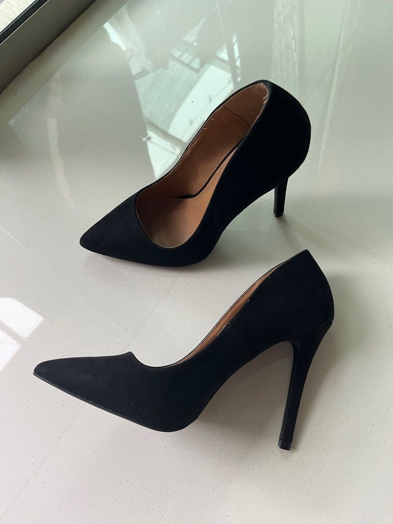 Qupid pointed high heeled cheap shoes
