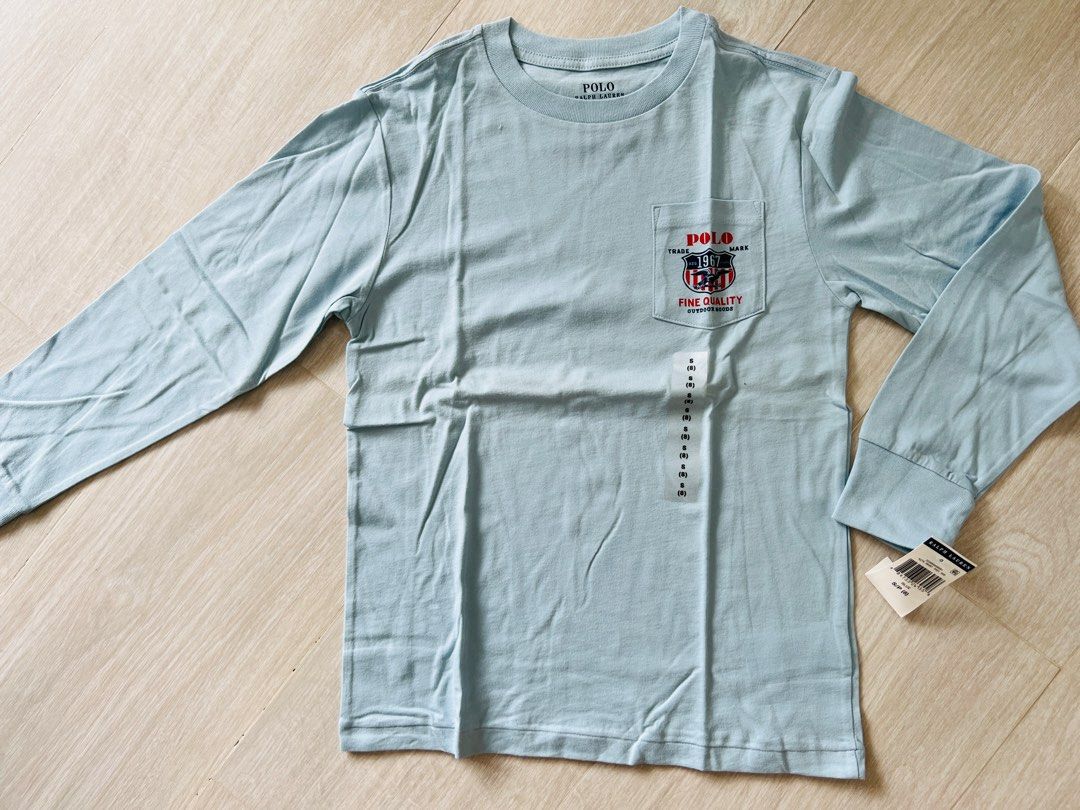 Ralph Lauren Polo Long-sleeves Tee (kids) 童裝長袖薄T恤, 兒童