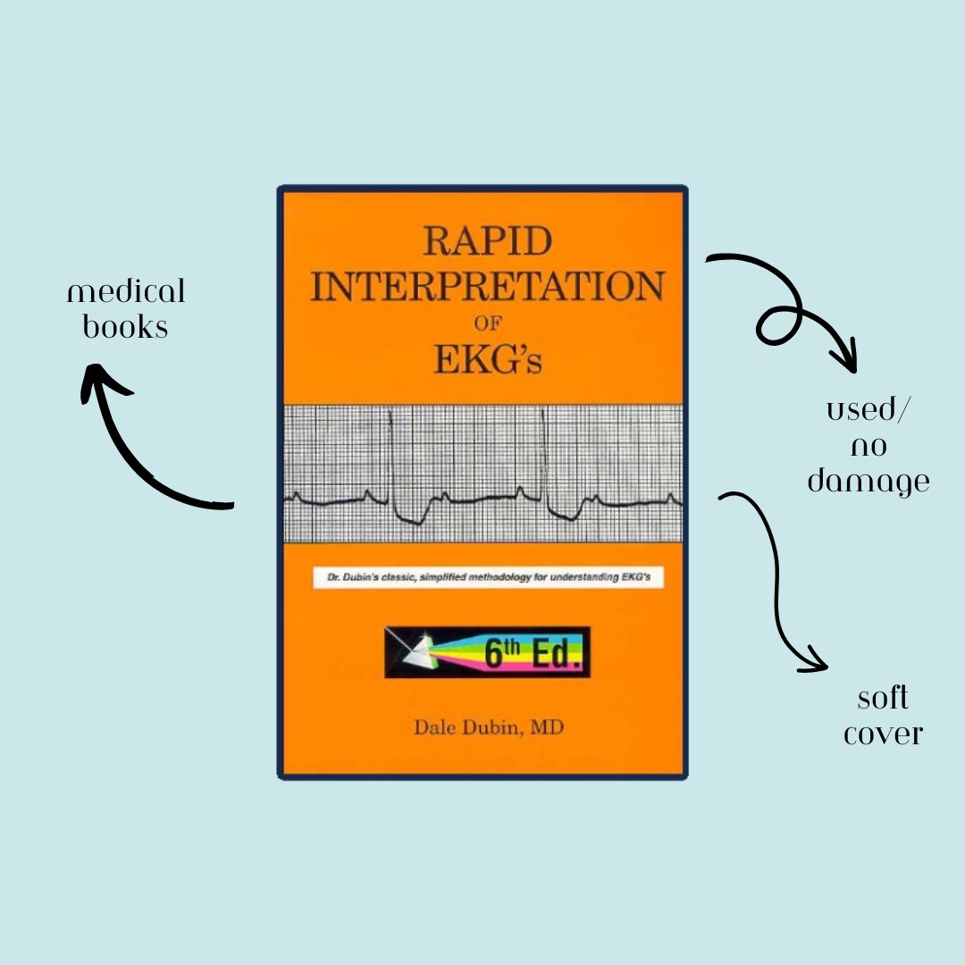 Rapid interpretation of ekgs medical book on carousell