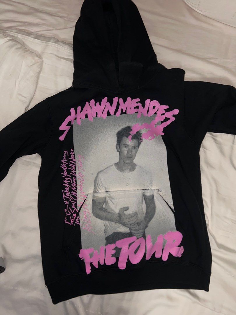 Pink shawn deals mendes hoodie