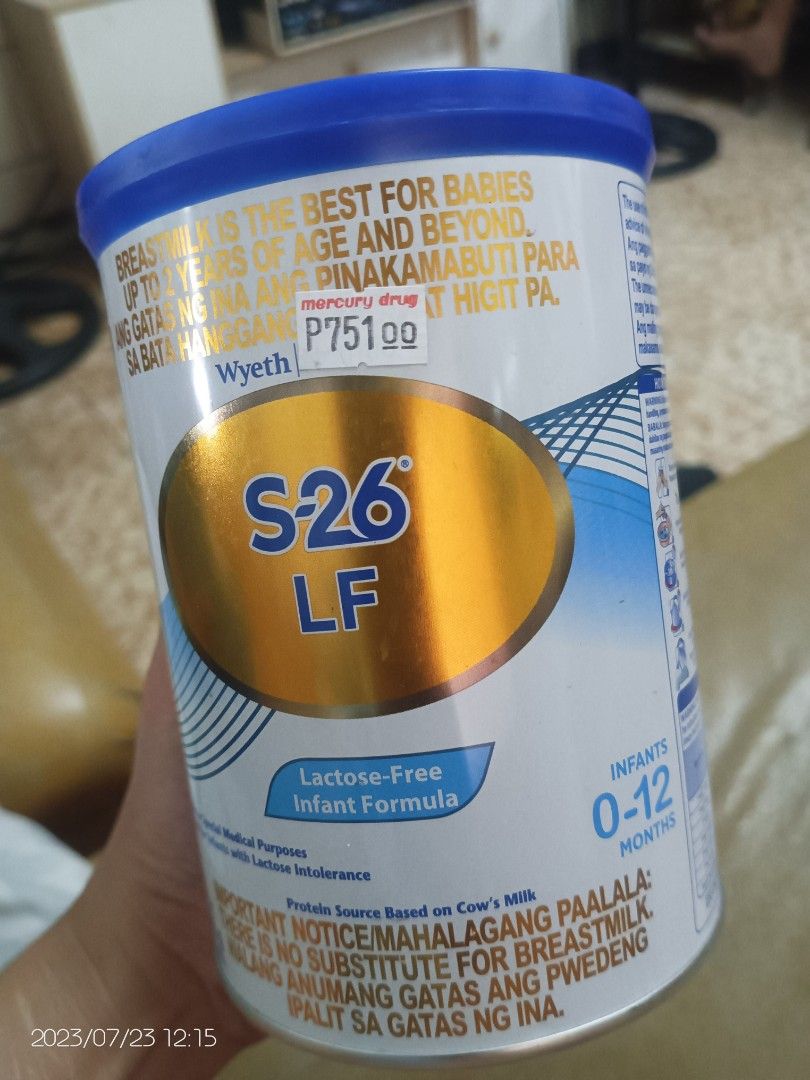 S26 Lactose Free Babies Kids Nursing Feeding Weaning