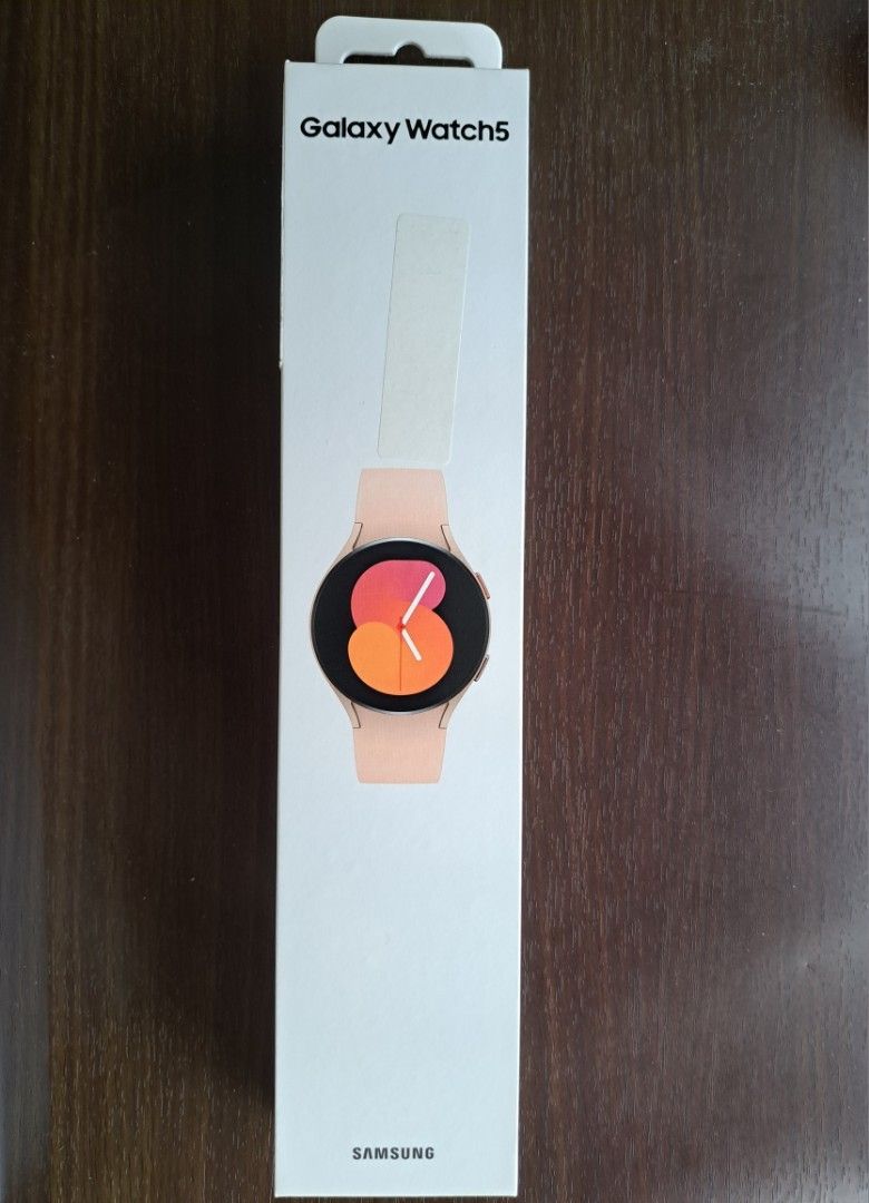 samsung watch5 40mm 藍芽版粉紅色, 手機及配件, 智慧穿戴裝置及智慧