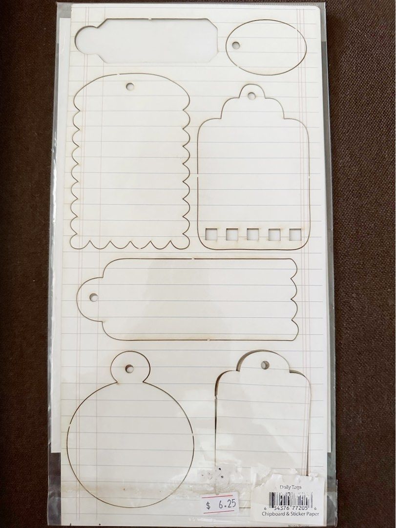 Prima - Avec Amour Collection - Chipboard Stickers