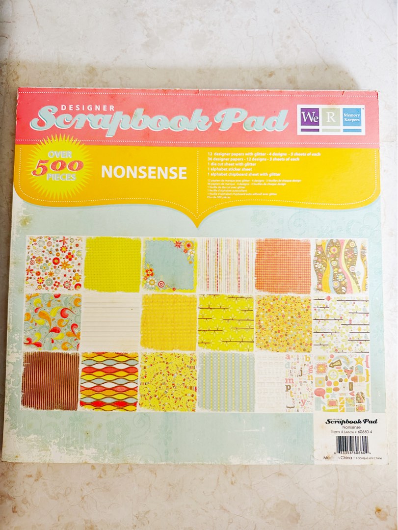 Scrapbook Paper, Hobbies & Toys, Stationery & Craft, Other Stationery