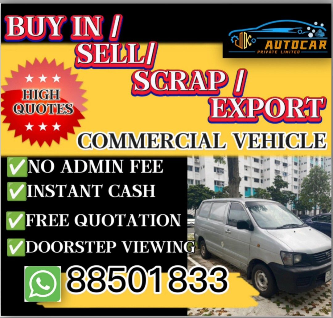 SELL Buy Scrap We wanna Buy All Car Commercial vehicle Van