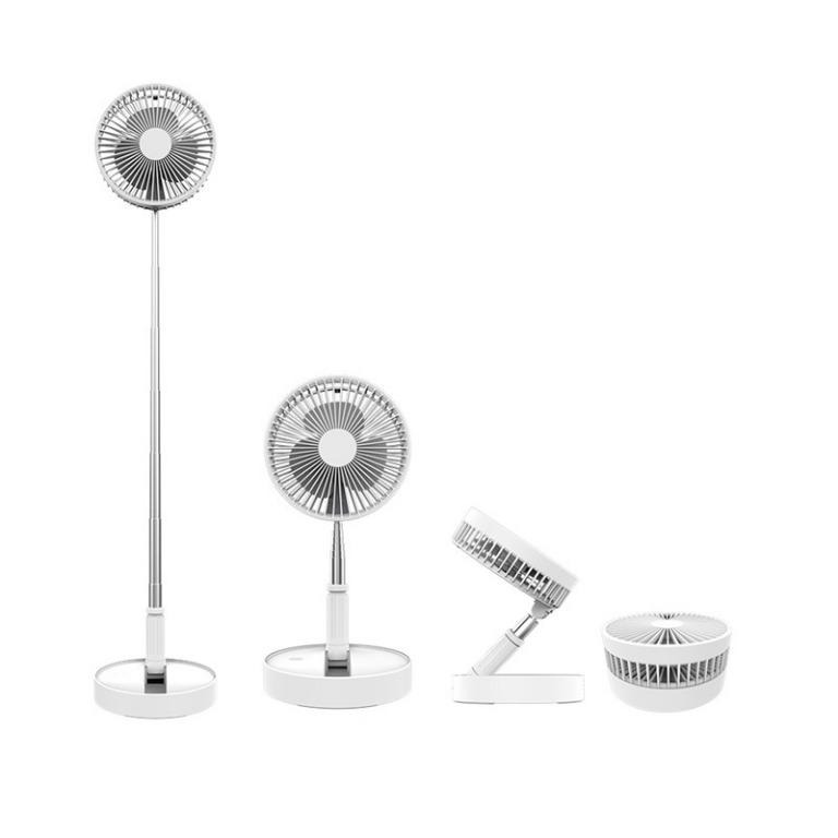 [SG] Rechargeable Portable USB fold small mini Fan Desktop Retractable ...