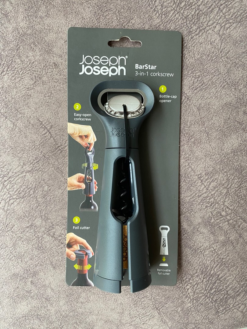 Joseph Joseph - BarStar 3-in-1 bottle opener