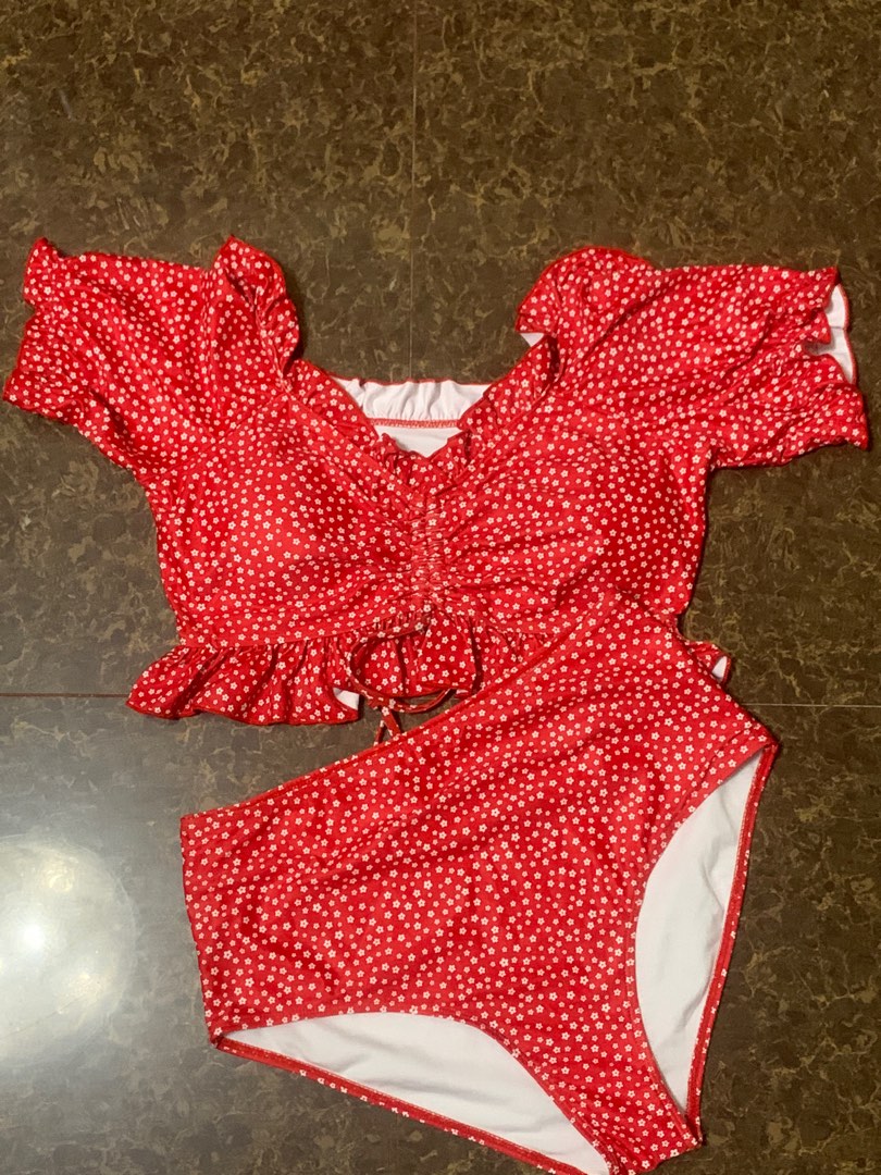 shein curve swimsuit on Carousell