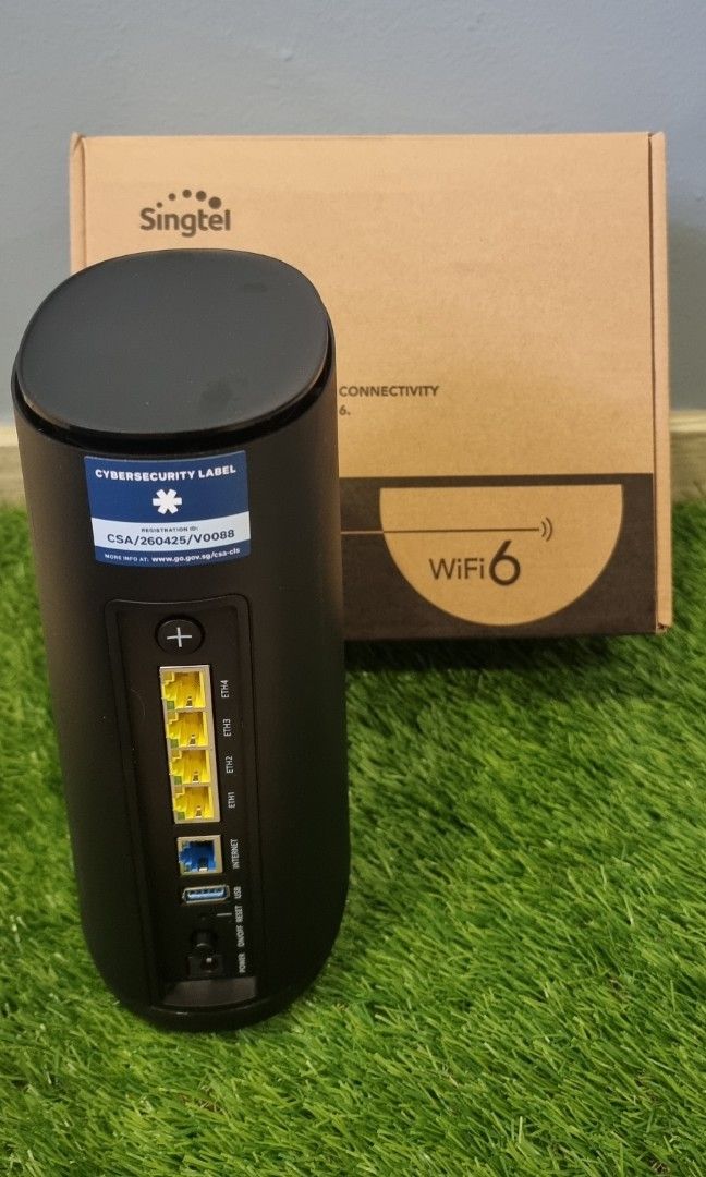 Singtel WiFi 6 router, TV & Home Appliances, Other Home Appliances on ...