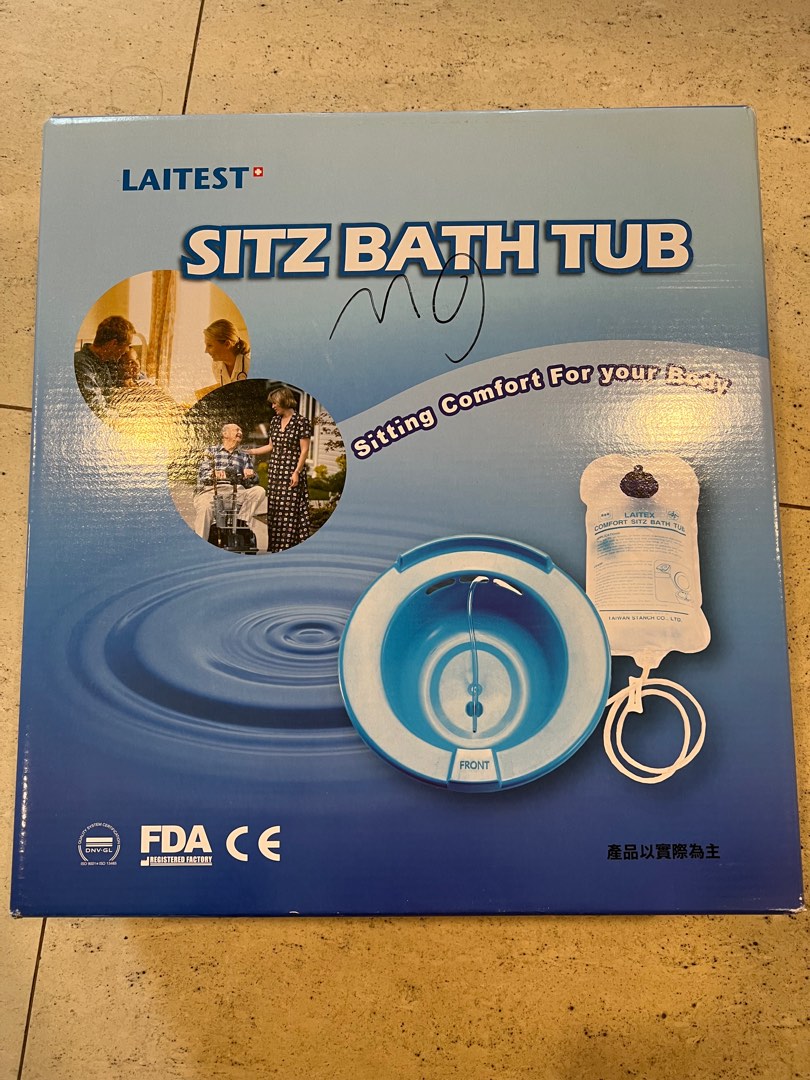 Sitz Bath Tub, Health & Nutrition, Medical Supplies & Tools on Carousell