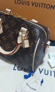 Newest !! LV Bandou 20 With Pink Strap complet set •Nett •Exclude ongkir,  Barang Mewah, Tas & Dompet di Carousell