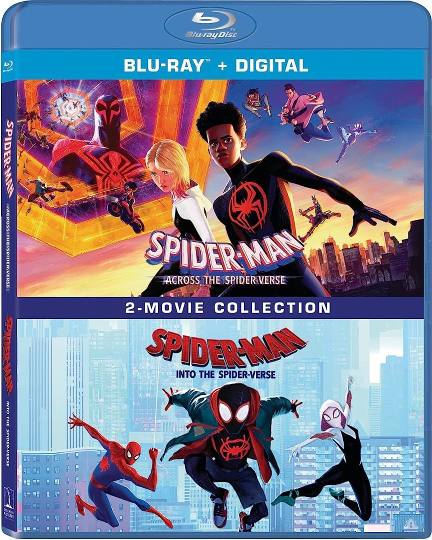 spider man into the spider verse 2 movie collection