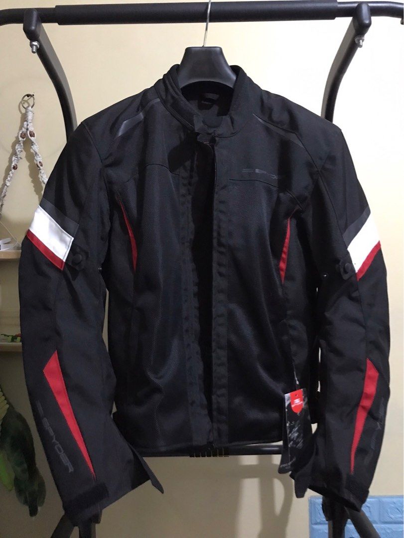 Spyder Moto Jacket / Riding Jacket PHANTOM (Category: Coats, Jackets and Outerwear) located in Manila. Submitted by aliezaprz (Listing ID 1244792902, Image 1). Description: - brand new - authentic spyder jacket - black/red - MEDIUM SIZE - Original Price: 3,695 excluding sf - with shopee checkout - RFS: too big for obr .