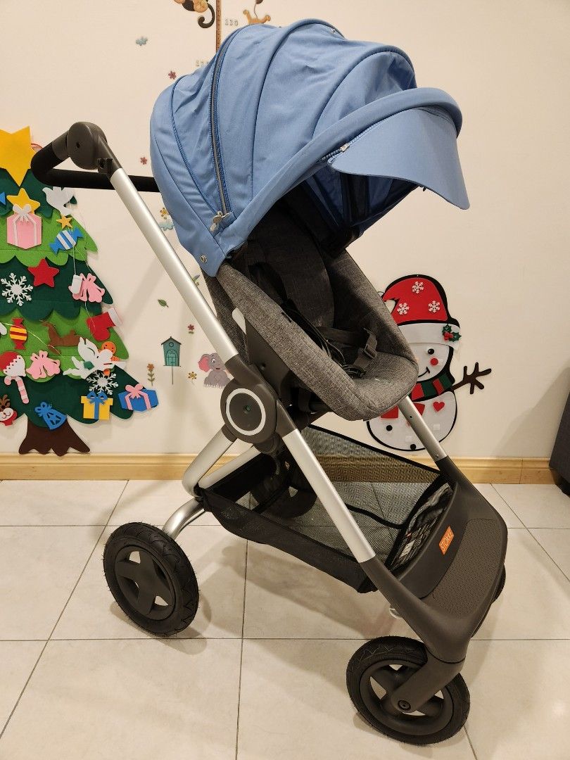 Stokke Scoot V2 Stroller Blue Canopy