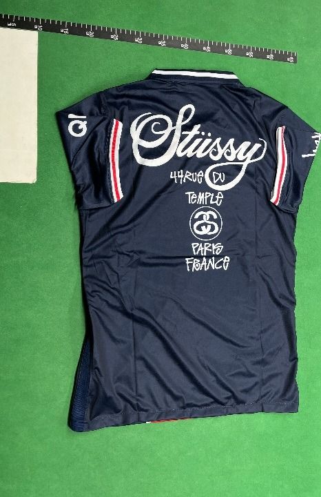 Stussy x PSG Football Jersey Navy Blue - SS22 - US