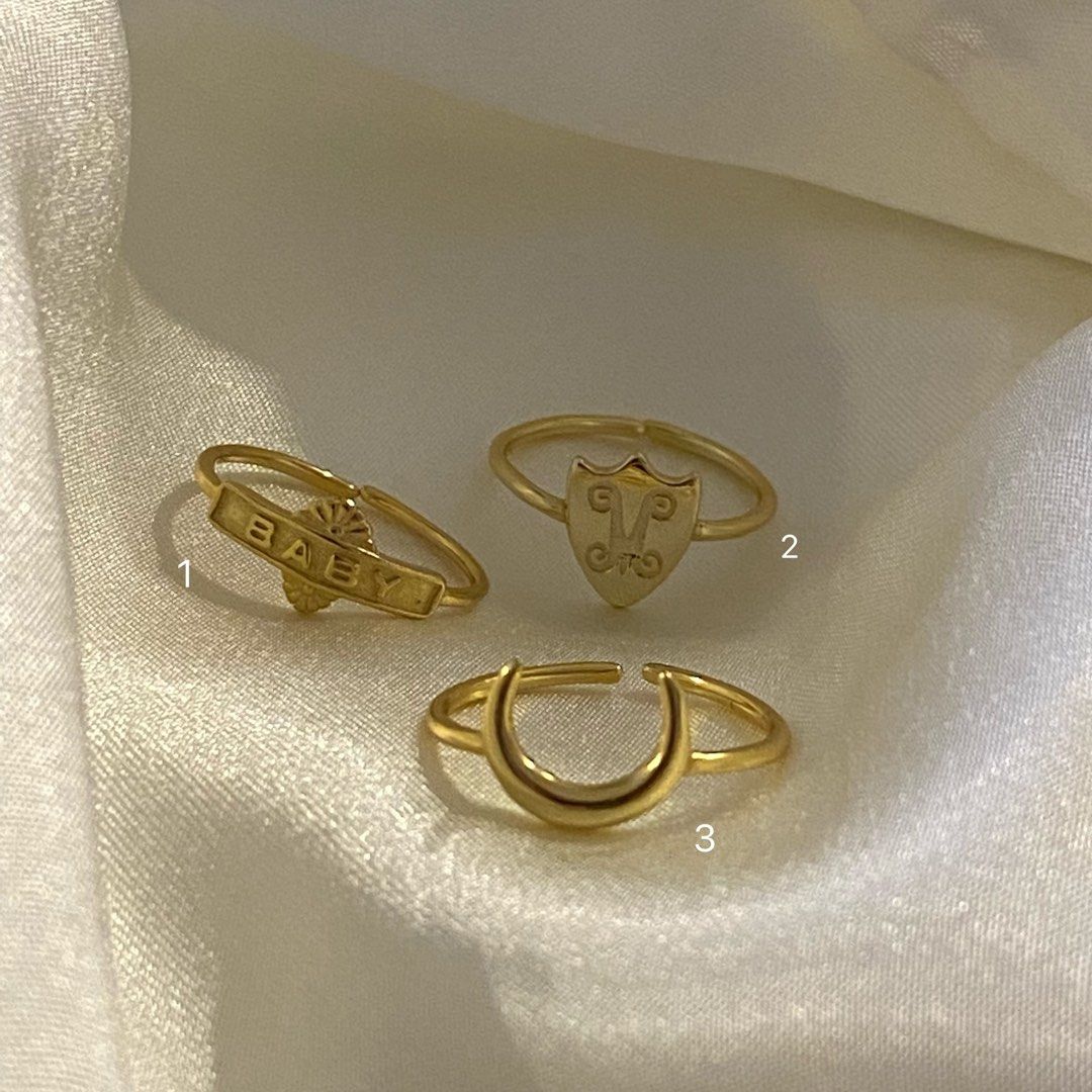 Adjustable rings new arrivals gold