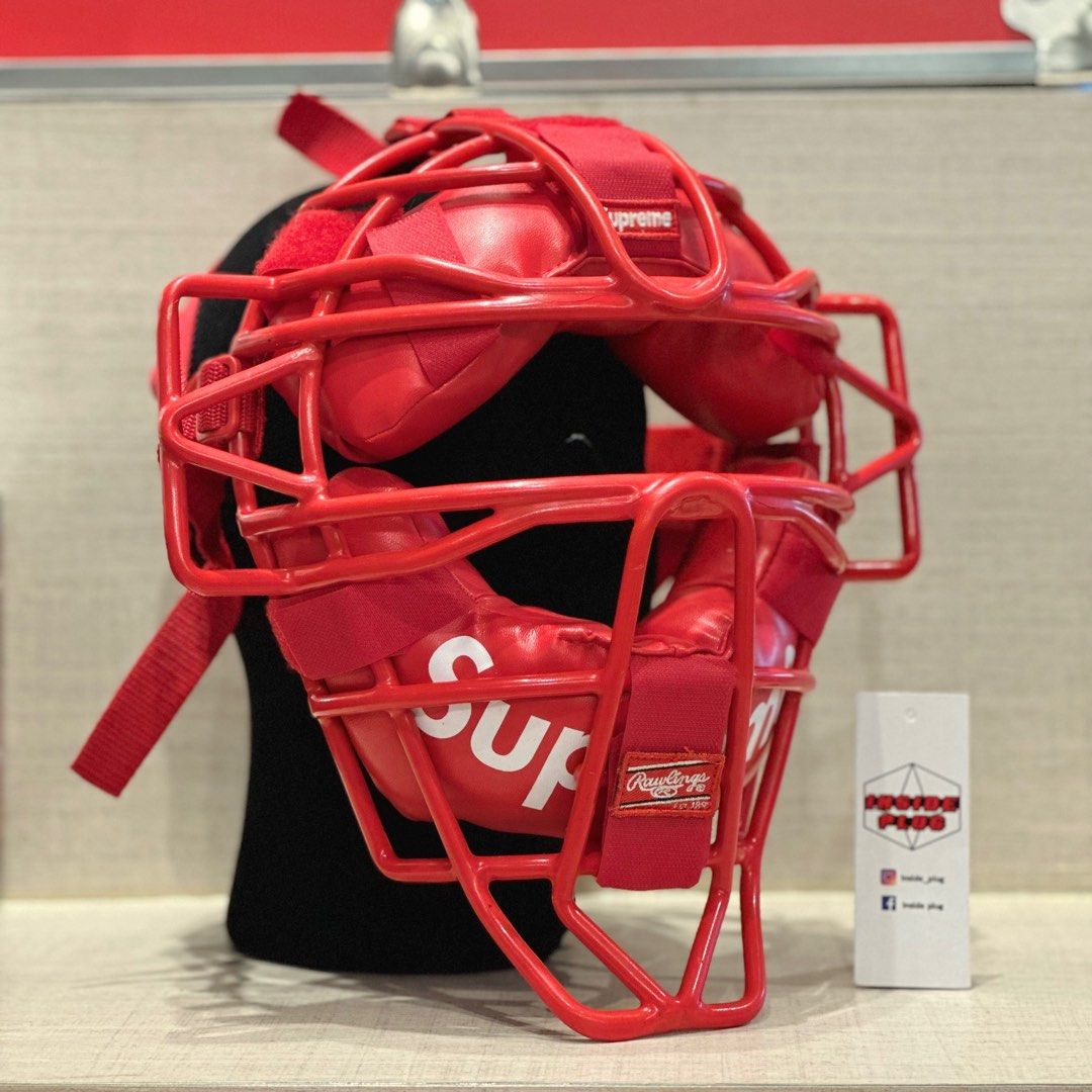 18ss Supreme Rawlings Catchers Mask Red - その他