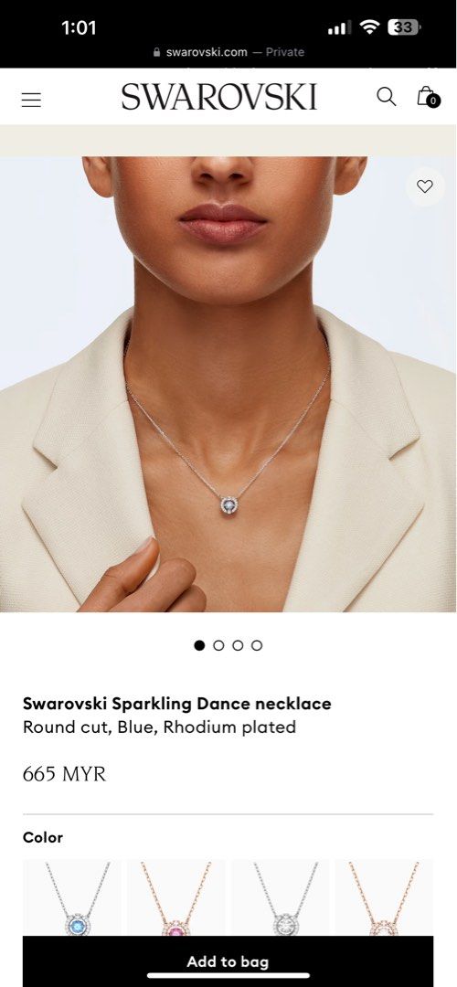 Amazon.com: Swarovski womens Sparkling Dance Round Pendant Necklace and  Stud Pierced Earrings Set with Blue Crystals on a Rhodium Plated Setting :  Clothing, Shoes & Jewelry